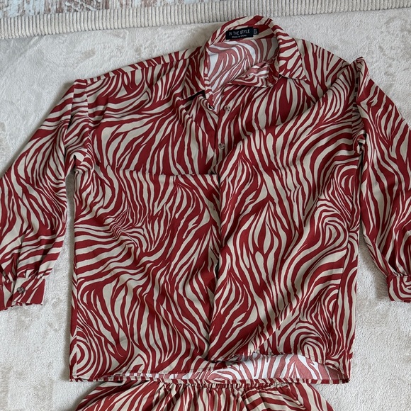 Zebra Print Two-Piece Set - Picture 7 of 12